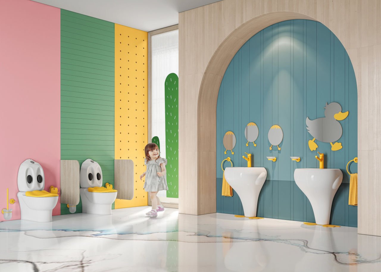 Creavit Ducky Serisi | Küçük Dostlarınızın Banyo Keyfini Renklendiriyor!