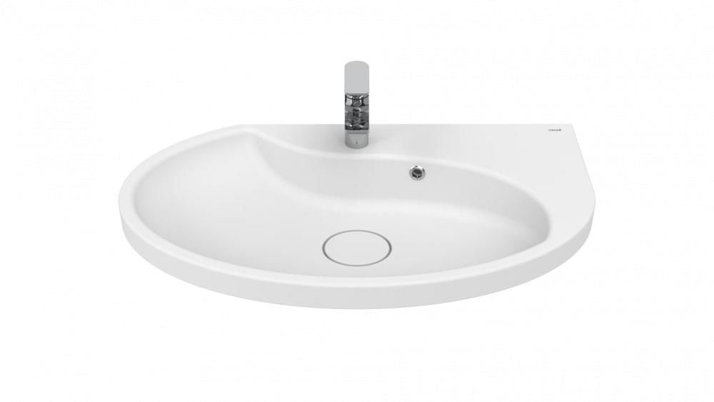 Creavit Aqua Pura Tezgah Üstü Lavabo Beyaz 80cm