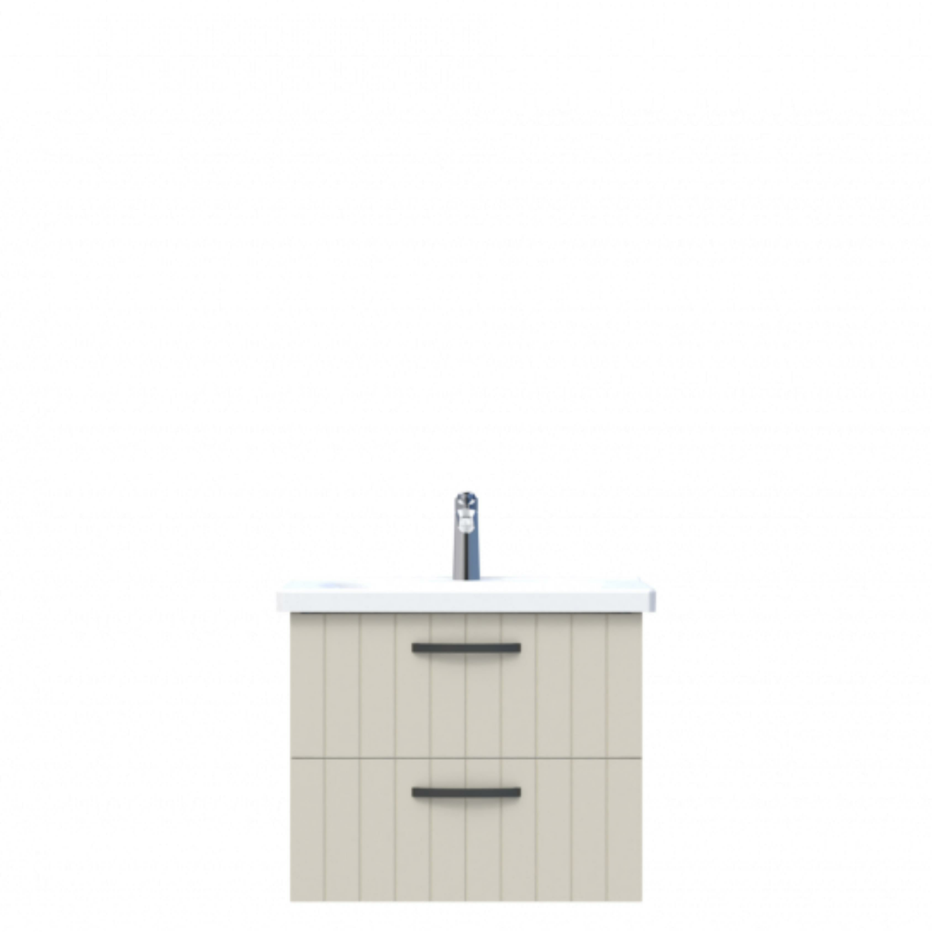 D10 Next Lavabo Dolabı Tezgah Altı 2 Çekmeceli 65 cm Dafne Lake