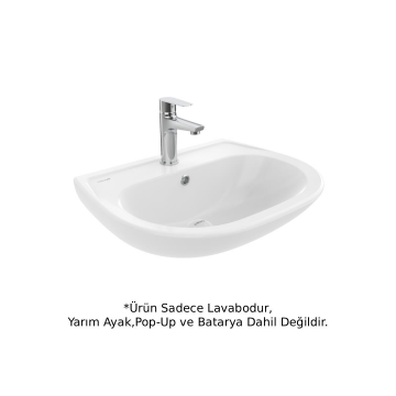 Creavit SD055 Sedef Lavabo Beyaz 55cm