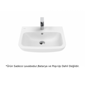 Creavit NS055 Ness Yarım Tezgah Üstü Lavabo Beyaz 55cm