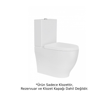 Creavit MA361 Mare Rim-Off Klozet Beyaz