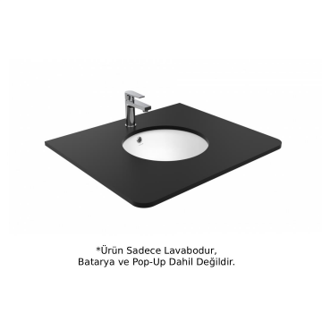 Creavit MA037 Mare Tezgah Altı Lavabo Beyaz 38cm