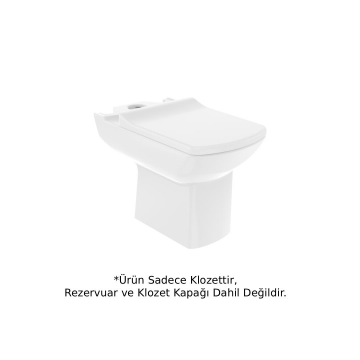 Creavit LR310 Lara Arkadan Çıkışlı Klozet Beyaz