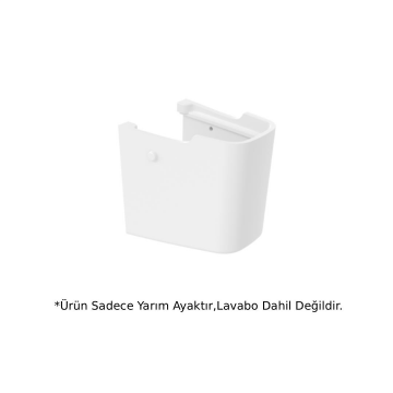 Creavit LR260 Lara Lavabo Yarım Ayak Beyaz