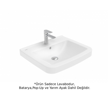 Creavit LR060 Lara Lavabo Beyaz 60cm