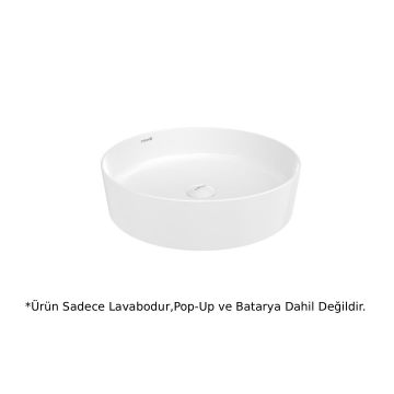 Creavit LP145 LOOP Masa Üstü Çanak Lavabo Beyaz 45cm