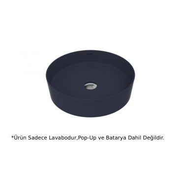Creavit LP145 LOOP Masa Üstü Çanak Lavabo Basalt Mat 45cm