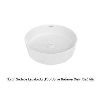 Creavit LP140 LOOP Masa Üstü Çanak Lavabo Beyaz 40cm