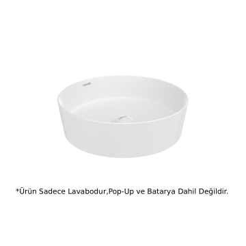 Creavit LP140 LOOP Masa Üstü Çanak Lavabo Beyaz 40cm