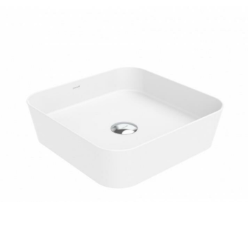 Creavit LOOP Masa Üstü İnce Lavabo Beyaz 40x40cm