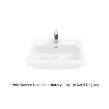 Creavit IP060 İpek Etajerli Lavabo Beyaz 60 cm