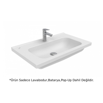 Creavit ID080 İdeal Etajerli Lavabo Beyaz 80 cm
