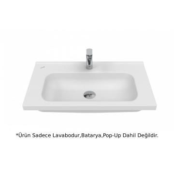 Creavit ID080 İdeal Etajerli Lavabo Beyaz 80 cm