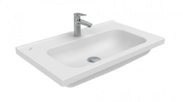 Creavit İdeal Etajerli Lavabo Beyaz 80 cm