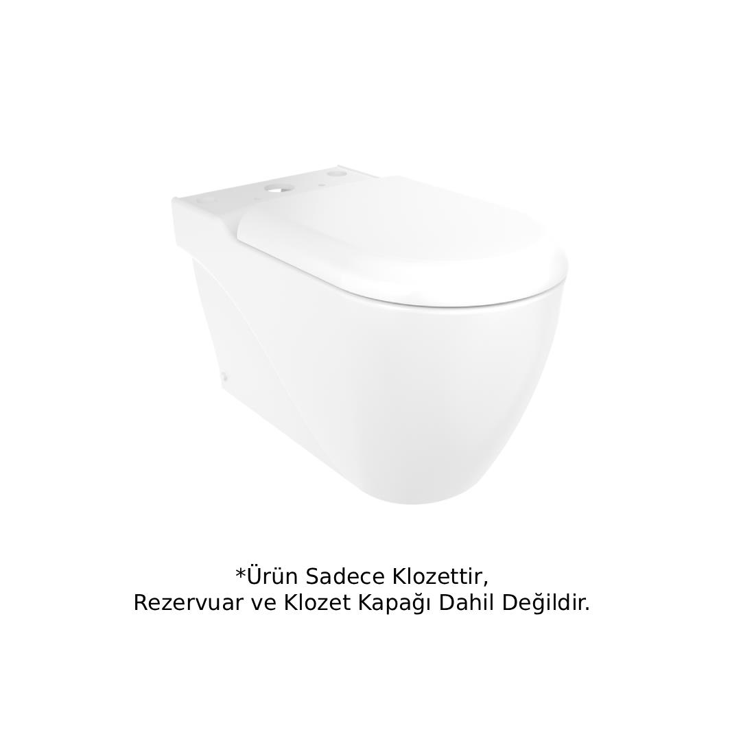 Creavit GR360 Grande Duvara Dayalı Klozet XXL Beyaz