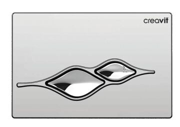 Creavit Ufo Parlak Krom Kaplama Kumanda Paneli - GP1004.00