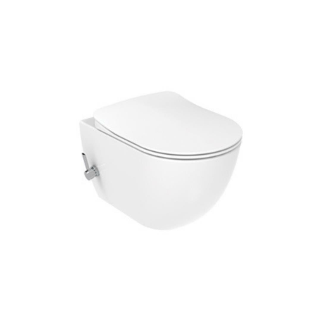 Creavit Rim-Off Asma Klozet Entegre Taharet Musluklu (Sıcak+Soğuk)