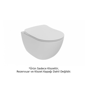 Creavit FE322 Rim-Off Asma Klozet Beyaz Mat