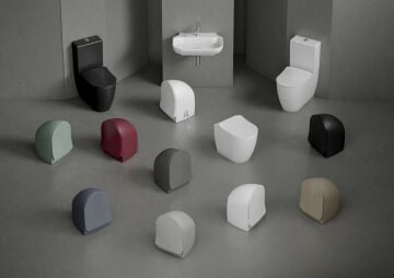 Creavit Rim-Off Asma Klozet Basalt Mat