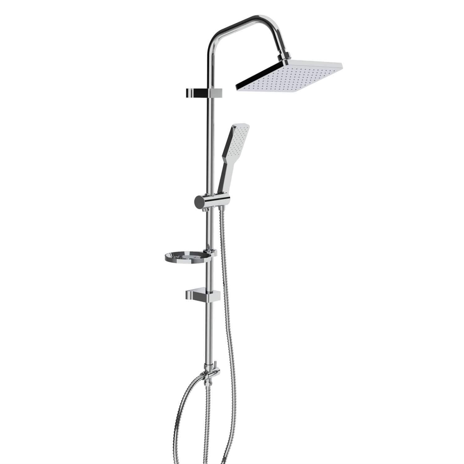 Creavit SH630 Krom Tepe Duş Sistemi - Kare