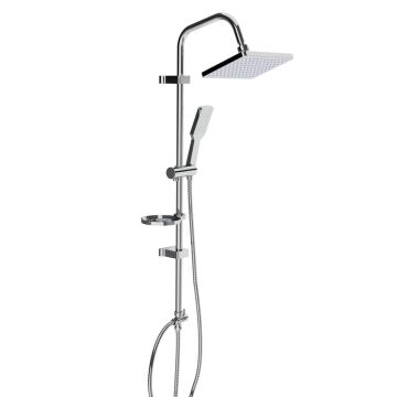Creavit SH630 Krom Tepe Duş Sistemi - Kare