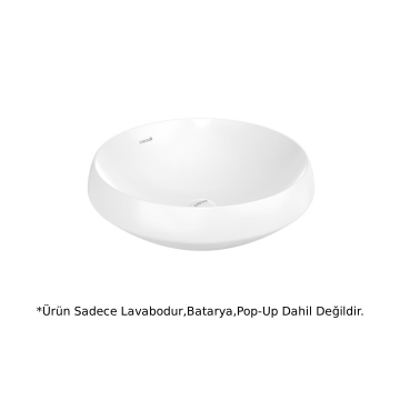 Creavit DE045 Deep Tezgah Üstü Lavabo Beyaz 45cm