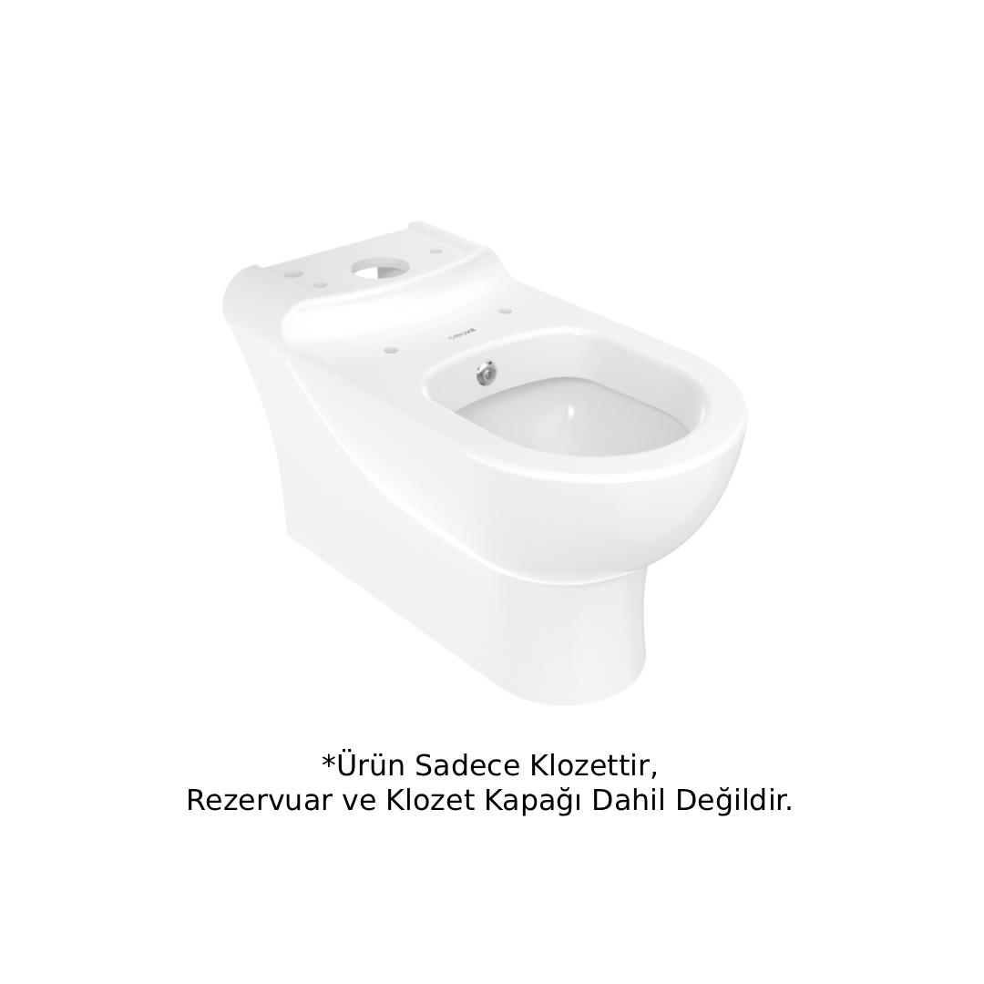 Creavit DC360 Ducky Duvara Dayalı Klozet Beyaz