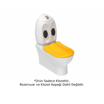 Creavit DC360 Ducky Duvara Dayalı Klozet Beyaz