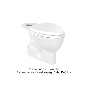 Creavit CK300 Çocuk Alttan Çıkışlı Klozet Beyaz