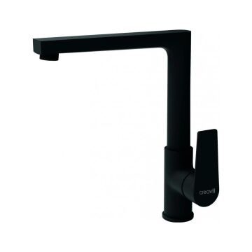Creavit SR8500S Sharp Mutfak Bataryası - Mat Siyah
