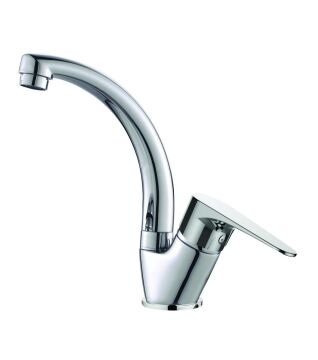 Creavit VG1508 Vega Kısa Kuğu Lavabo Bataryası - Krom