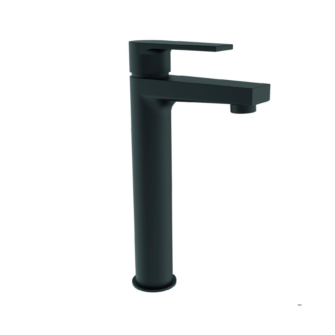 Creavit SR6500S Sharp Uzun Lavabo Bataryası - Mat Siyah