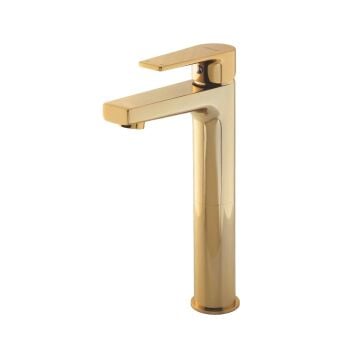 Creavit SR6500G Sharp Uzun Lavabo Bataryası - Altın