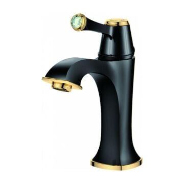 Creavit EG1500-S Elegant Lavabo Bataryası - Siyah Altın