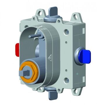 Creavit DSA2000 Çift Su Çıkışlı Ankastre Duş Bataryası