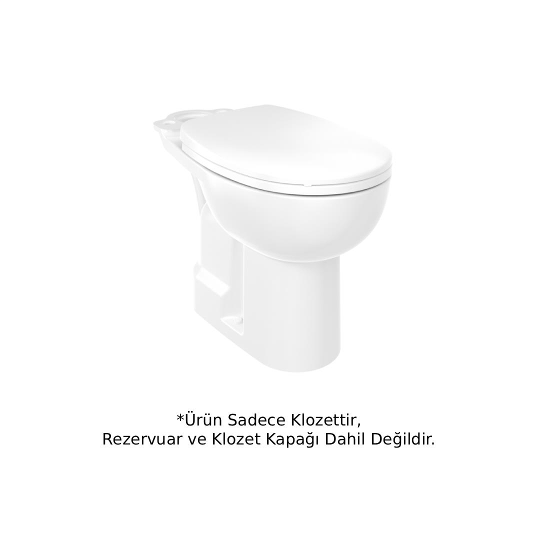 Creavit BD305 Alttan Çıkışlı Bedensel Engelli Klozet - Beyaz