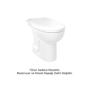 Creavit BD305 Alttan Çıkışlı Bedensel Engelli Klozet - Beyaz