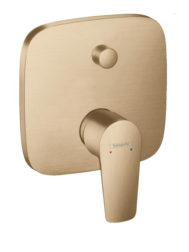 Hansgrohe Talis E Tek Kollu Ankastre Banyo Bataryası Mat Bronz