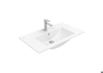 Creavit SU080 Su Etajerli Lavabo 80 cm Beyaz