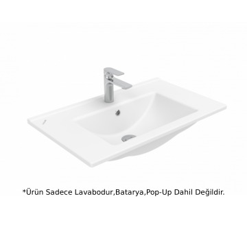 Creavit SU075 Su Etajerli Lavabo Beyaz 75cm