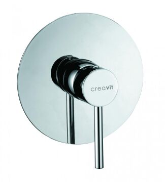 Creavit DFC2098 Tek Su Çıkışlı Ankastre Duş Bataryası - Krom