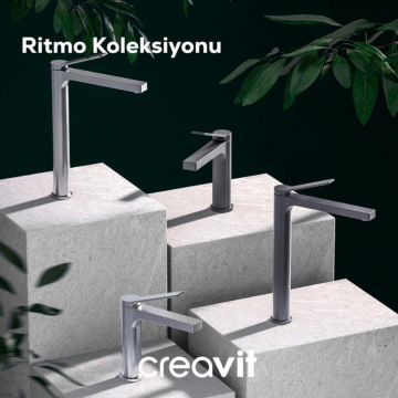Creavit RT8500GR Ondeo Mutfak Bataryası - Metalik Gri