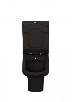 Creavit Lara Duvara Dayalı Klozet Siyah Mat