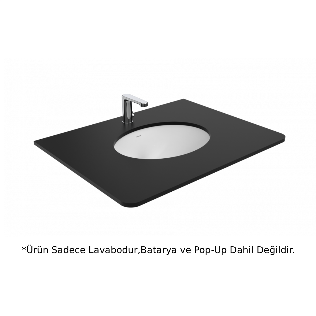 Creavit TP205 Tezgah Altı Lavabo Beyaz 40x52cm