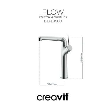 Creavit Flow Mutfak Armatürü