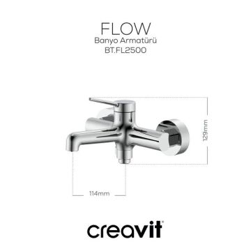 Creavit FL2500 Flow Banyo Bataryası
