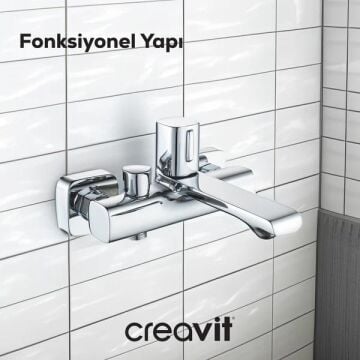 Creavit AL2500 Alfa Banyo Bataryası Krom