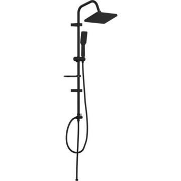 Creavit SH630SM Kare Tepe Duş Sistemi - Siyah Mat