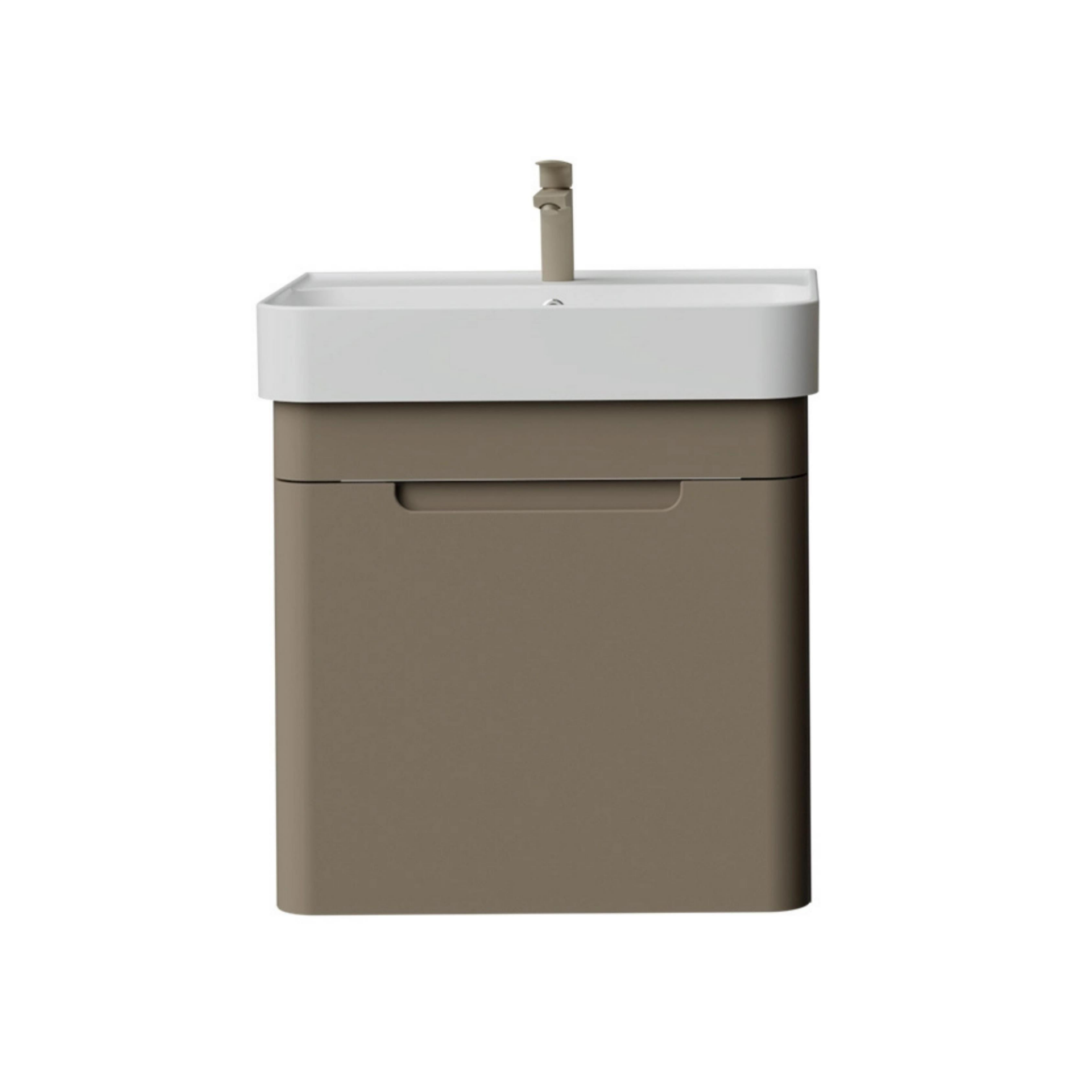 Creavit Colorit Lavabo Dolabı 60cm Cappuccino Kapaklı